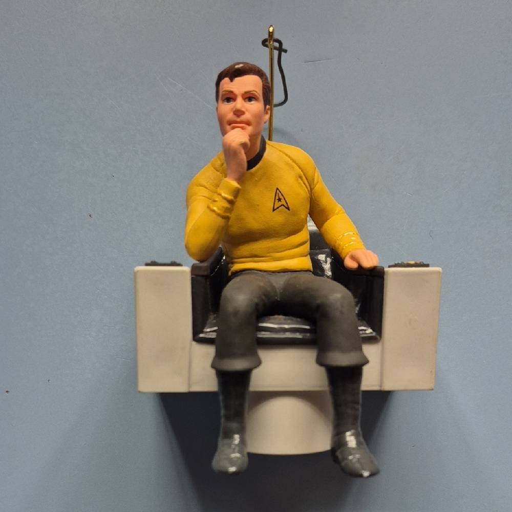 Hallmark 1995 Captain Kirk Star Trek Collectible Ornament